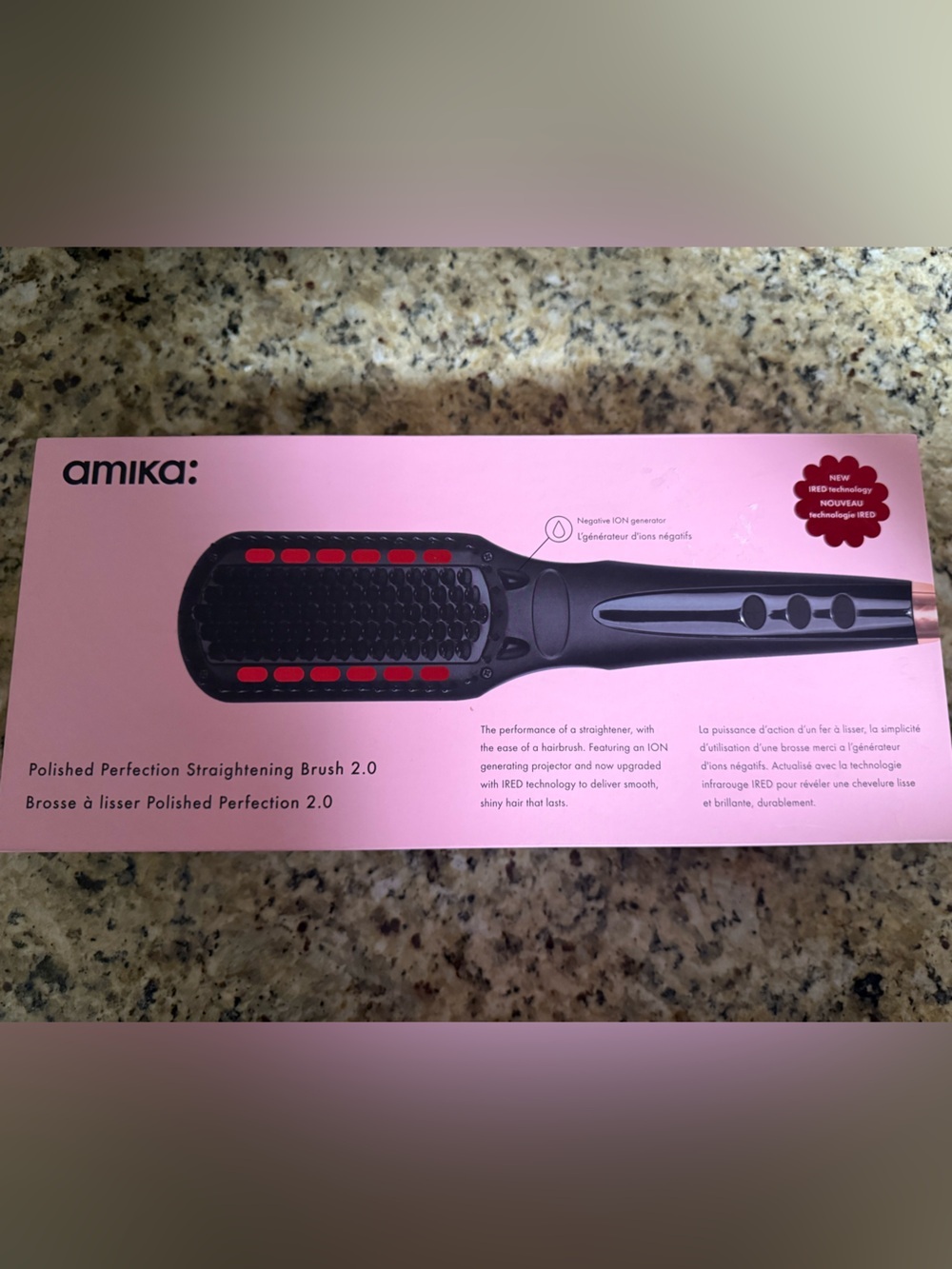 Amika Polished Perfection Straightening Brush 2.0